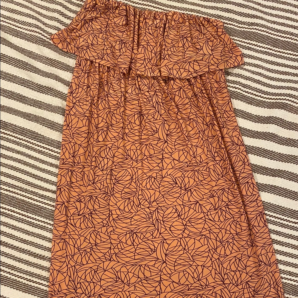 Soma strapless gown/beach cover